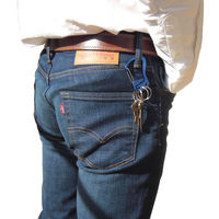 中林製作所 タフレーベル カラビナL 青 VEX-204 1個（直送品）