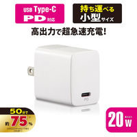 オーム電機 AC充電器 MAV-AP20W-W 01-7171 1個