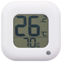 オーム電機 デジタル温湿度計白 TEMー100BーW 08-1444 1個
