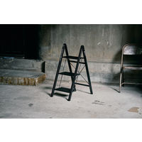 天馬 アルミ踏み台スリム3段ブラック 812004237 1個