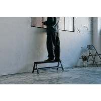 天馬 アルミワイド踏み台1段レッド 812004248 1個