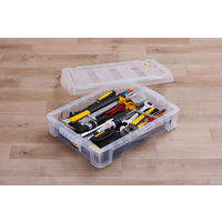 【コンテナボックス】アイリスオーヤマ コンテナ ボックスコンテナ 本体のみ (ふた別売り) 容量12.8L B-15R クリア 1個