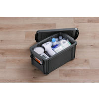 【バックルコンテナ】アイリスオーヤマ コンテナ プラスチック製バックル コンテナボックス 容量6.5L BL-6.6R チャコールグレー 1個