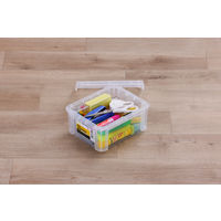 【コンテナボックス】アイリスオーヤマ コンテナ ボックスコンテナ 本体のみ (ふた別売り) 容量1.5L B-1.5R クリア 1個