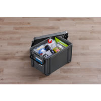 【バックルコンテナ】アイリスオーヤマ コンテナ プラスチック製バックル コンテナボックス 容量19.5L BL-21P チャコールグレー 1個