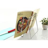 ユノックス 折りたたみ式ワイヤーブックスタンド 大 12-029 1台