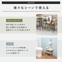 【軒先渡し】萩原 ラック 幅500×奥行240×高さ350mm ホワイト KR-3854WH 1台（直送品）