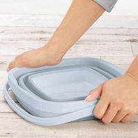 カクセー スクエア折りたたみバケツ 5L OB-01 1個