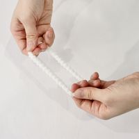 三和 ヘアバンド 白 (裸) SB-3W-500 1箱(500個入)（直送品）