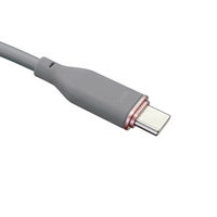 エアージェイ 強化コネクターふわふわケーブルCtoC 2mパープル CCJ-AW2M PR 1本