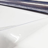 上村産業 防炎透明ビニールシート 0.5mm厚×900mm幅 pvc-bouen-050-900-75 1枚（直送品）