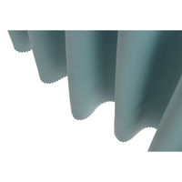 フォレストリンク 防炎遮光 カフェカーテン 1400×1000mm ホライズンブルー ca1108hzn-140-100-1 1枚（直送品）