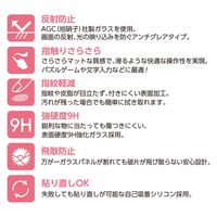 エアージェイ iPhone15/15Pro兼用マットタイプガラスパネル VGN-P23P-MT 1枚（直送品）