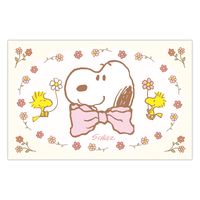 日本ホールマーク ミニメッセージカード スヌーピー 両面リボンスヌーピー 829155 1セット(6冊)（直送品）