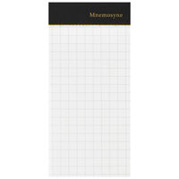 マルマン メモパッド ニーモシネ A8 5mm方眼罫 65枚 ブラック N161 1セット(1冊×10)