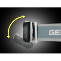 ジェントス スターゲイザー 超薄型ヘッドライト充電式 STG-01R 1台