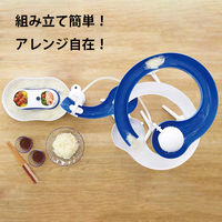 ベストコ リバティーコーポレーション 電池式 流しそうめん ブルー ホワイト LD-313 1個