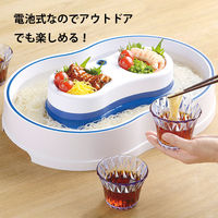 ベストコ リバティーコーポレーション ウォータースピン 回転そうめん 2~4人用 ホワイト LD-282 1個