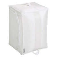 ふとん収納袋 washuno 丈夫な洗える 布団収納 約36×35×50cm ホワイト 1個 東和産業