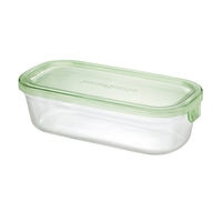 耐熱ガラス 保存容器 グリーン 角型 3点セット パック&レンジ PSC-PRN3G2 iwaki（イワキ）