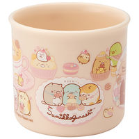 スケーター 子供用 抗菌 プラコップ 200ml お名前シール付き すみっコぐらし おかし屋さん 日本製 食洗機対応 1個