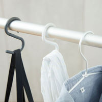 バーから外れにくい S字フック エス・フック ラージ ウォームホワイト 1パック（2個入） tidy ティディー テラモト