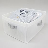 Sheersto ランドリー収納 ケースL タオル・ボトル収納 クリア 幅30×奥行40×高さ20cm 1個 東和産業