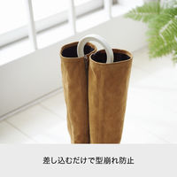 Like-it（ライクイット） ブーツ収納 ブーツキーパークリップ ナチュラル 幅10x奥41x厚1.6cm 日本製 FS-12L 1セット（2個組）