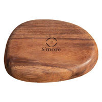 S'more（スモア）ソウシジュ木から作られた木目が綺麗なディッシュプレート 16×13cm 1枚