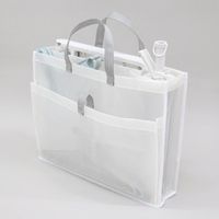 Sheersto ランドリー収納 ランドリーハンガー収納バッグ 吊下げ収納 クリア 幅52×奥行12×高さ40cm 1個 東和産業