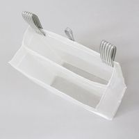 Sheersto ランドリー収納 ランドリーネット収納 吊下げ収納 クリア 幅22×奥行10×高さ25cm 1個 東和産業