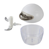 簡単みじん切りチョッパー みじん切り器 Sサイズ 直径10.8×高さ10cm 容量220ml 1個 竹原製缶