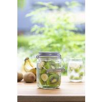 アデリア 保存容器 ガラス容器 メタルハンドルストッカー 800ml 日本製 1個 石塚硝子