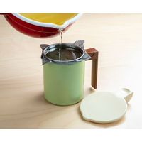 フッ素コート 活性炭油ろ過ポットWミニ 0.55L 1個