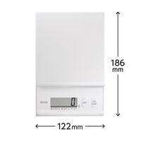 タニタ(TANITA)  キッチンスケール 2kg 1g単位 パールホワイト KD410 1個