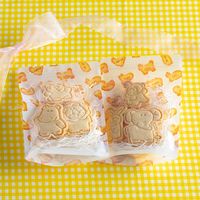 たべっ子どうぶつ スイーツパック ラッピング袋 ビスケット柄 1パック（5枚入）貝印