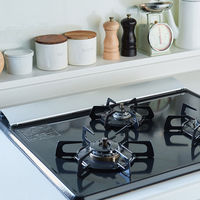 食洗機で洗える 排気口カバー 幅36～71cm（横幅75cmコンロ対応） シルバー 1個 東洋アルミエコープロダクツ