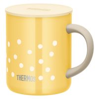 サーモス 真空断熱マグカップ 350ml ドットイエロー JDG-352LTD D-Y 1セット（12個）
