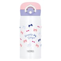 サーモス 水筒 真空断熱ケータイマグ 350ml リボンホワイト JNR-353G RWH 1セット（12個）