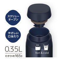 サーモス（THERMOS） 真空断熱ケータイマグ 350ml ダークネイビー 食洗機対応 JOR-350 DNVY 1個