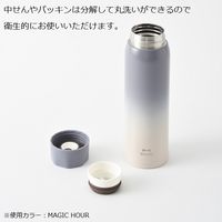 BRUNO（ブルーノ）軽量ステンレス スクリューボトル トール 480ml MORNING 保温保冷 BHK259-MNG 1個