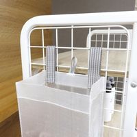 Sheersto ランドリー収納 ポケット 小物収納 吊下げ収納 クリア 幅15×奥行10×高さ20cm 1個 東和産業