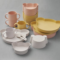 tak（タック）ビオキッズディッシュ 抗菌 ボウル ベア M ホワイト 電子レンジ・食洗機対応 1個 竹中