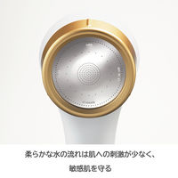 シャワーヘッド サロンスタイルシャワー スキンケア 最大50%節水 増圧 ホワイト 日本製 SSK-24N 1個 アラミック
