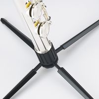 K&M フルート用スタンド カラー:ブラック 15232-000-55 1台（直送品）