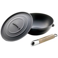 スケーター アウトドア用中華鍋23cm(蓋付) IRCN1/570889 1個（直送品）