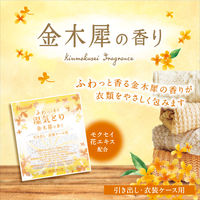 ドライ&ドライUP 除湿剤 引き出し・衣装ケース用 金木犀の香り 12シート入 1個 白元アース