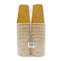 クラフト印刷カップ 410ml 1箱（1000個：50個入×20袋）