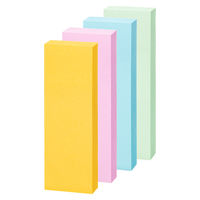 【アウトレット】再値下げ 【旧品】アスクル 強粘着ふせん 75×25mm パワーパステル 1箱（50冊入） オリジナル