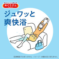 めぐりズム 炭酸でやわらか 足シート ラベンダーミントの香り メンソール配合 1箱（6枚入） 花王